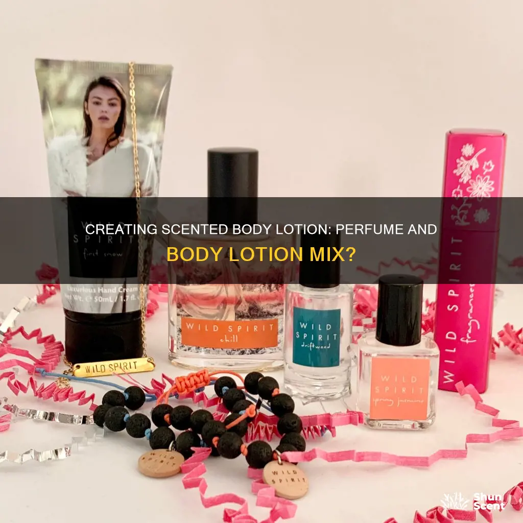 can you add perfume to body lotion