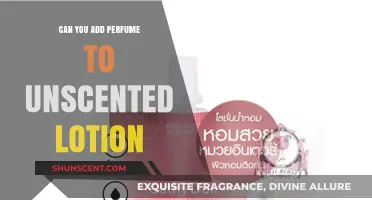 Customizing Unscented Lotion: Adding Your Favorite Perfume
