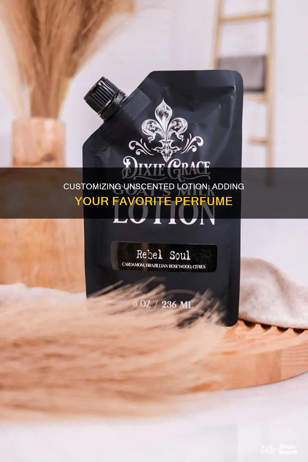 can you add perfume to unscented lotion