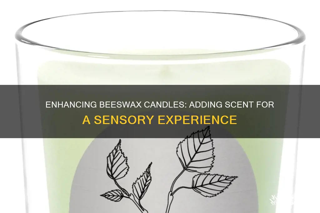 can you add scent to beeswax candles