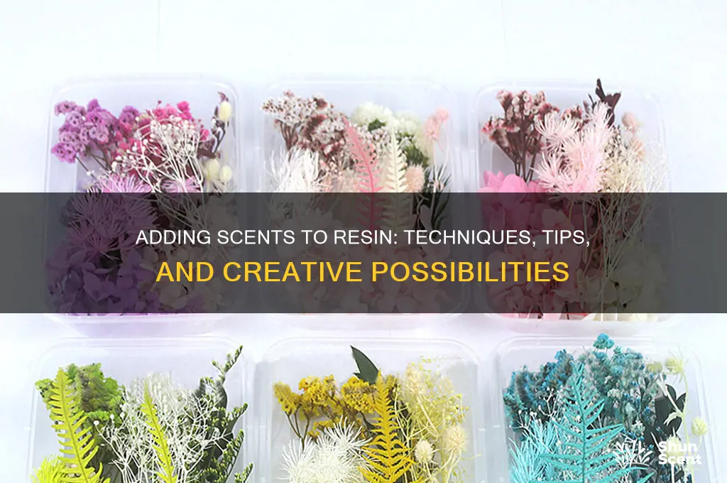 can you add scents to resin