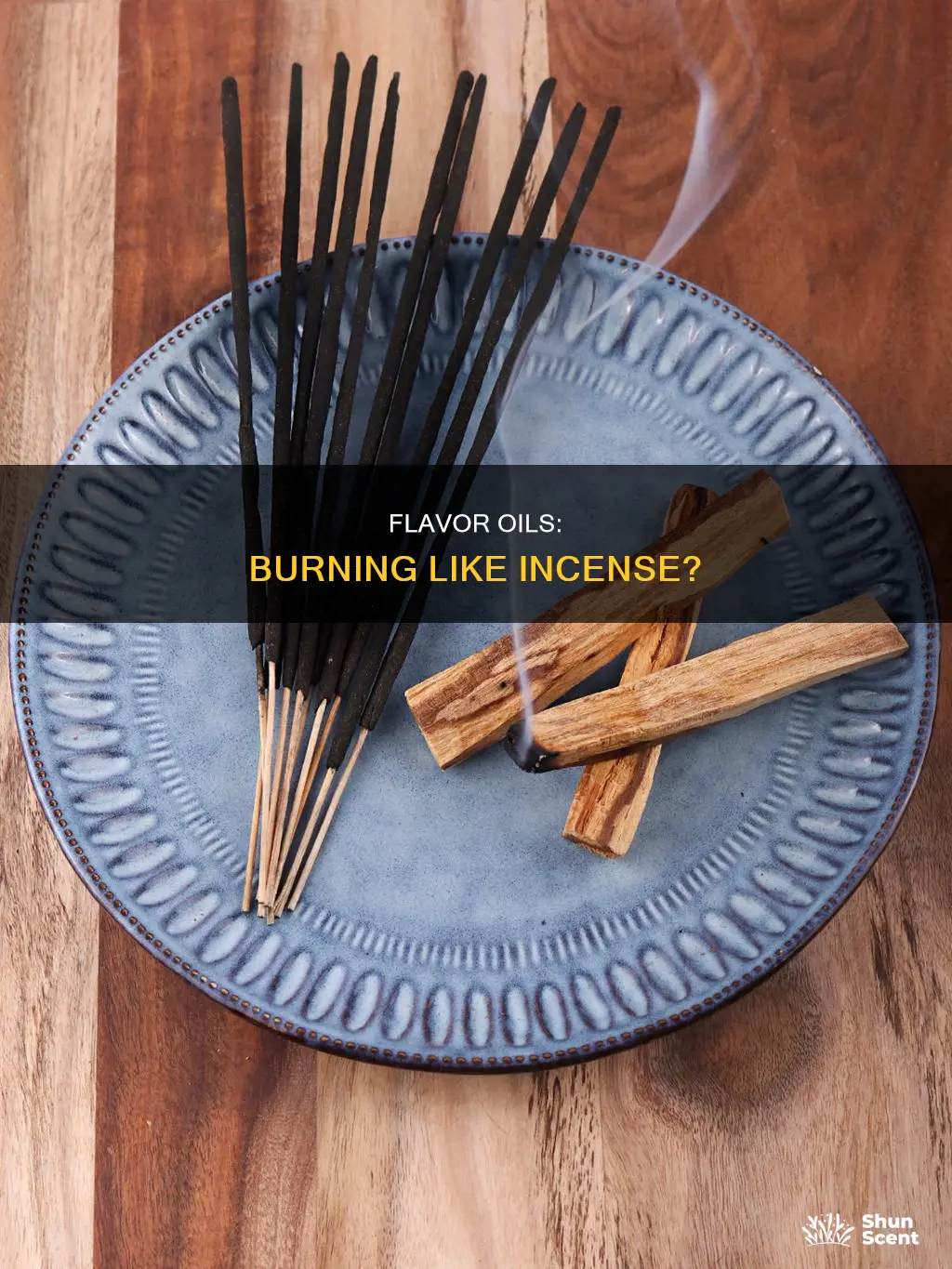 can you burn flavor oil like incense