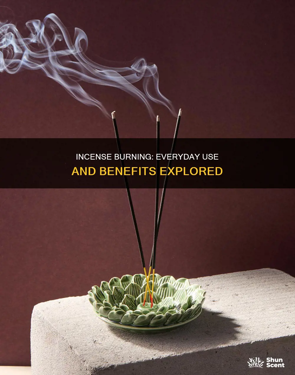 can you burn incense everyday