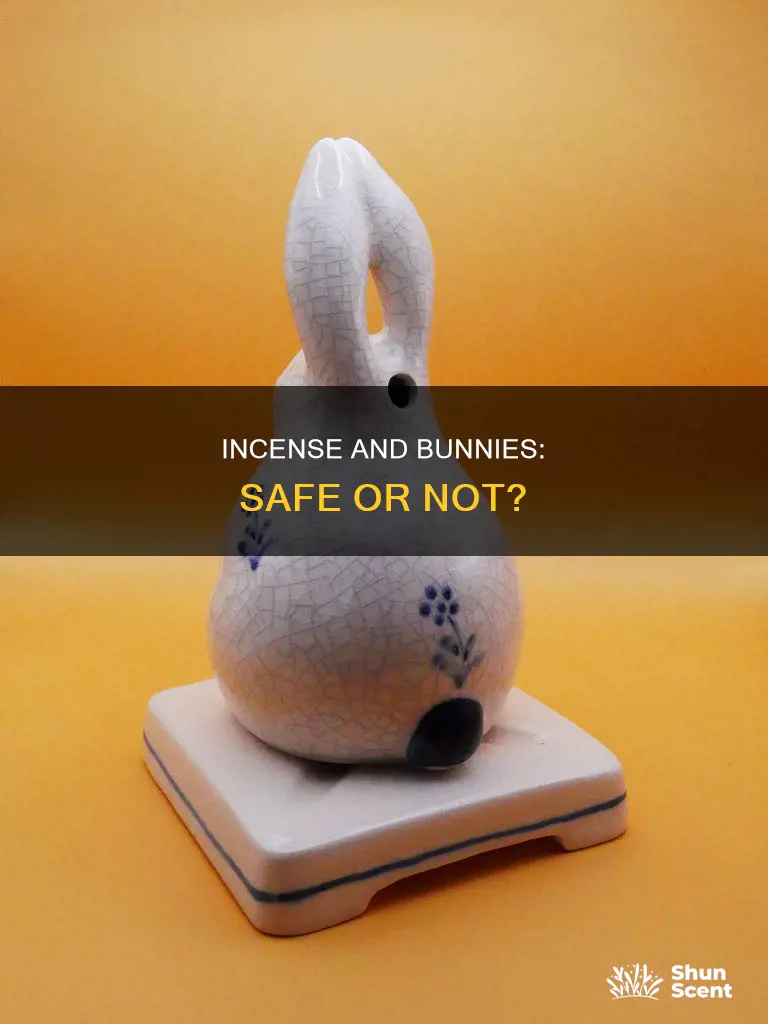 can you burn incense if you have a bunny