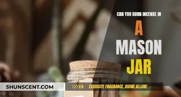 Burning Incense in Mason Jars: Safe or Not?