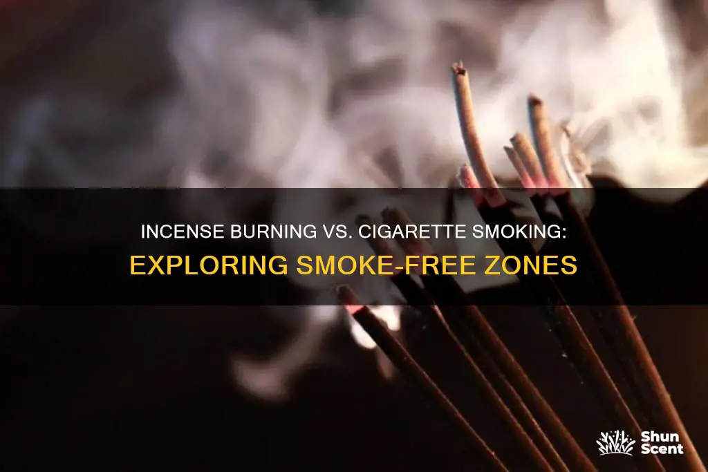 can you burn incense in a no cigarette zone
