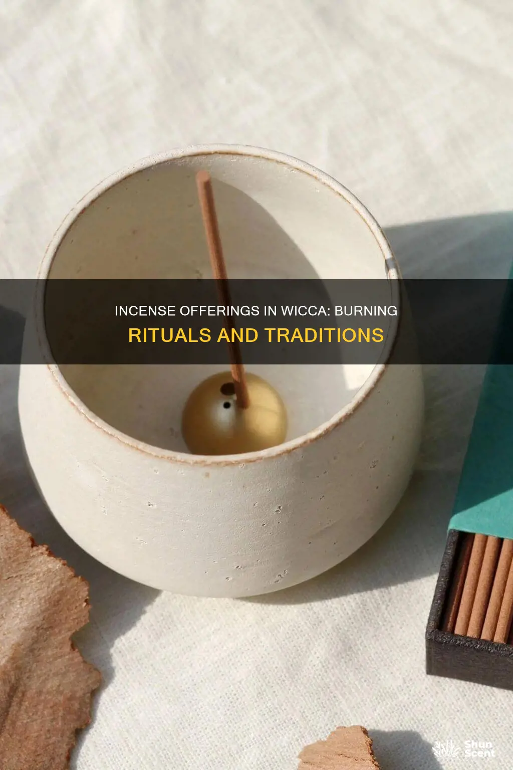 can you burn incense in a offering bowl wicca