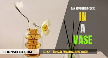 Incense Burning Techniques: Vases and Safety Tips
