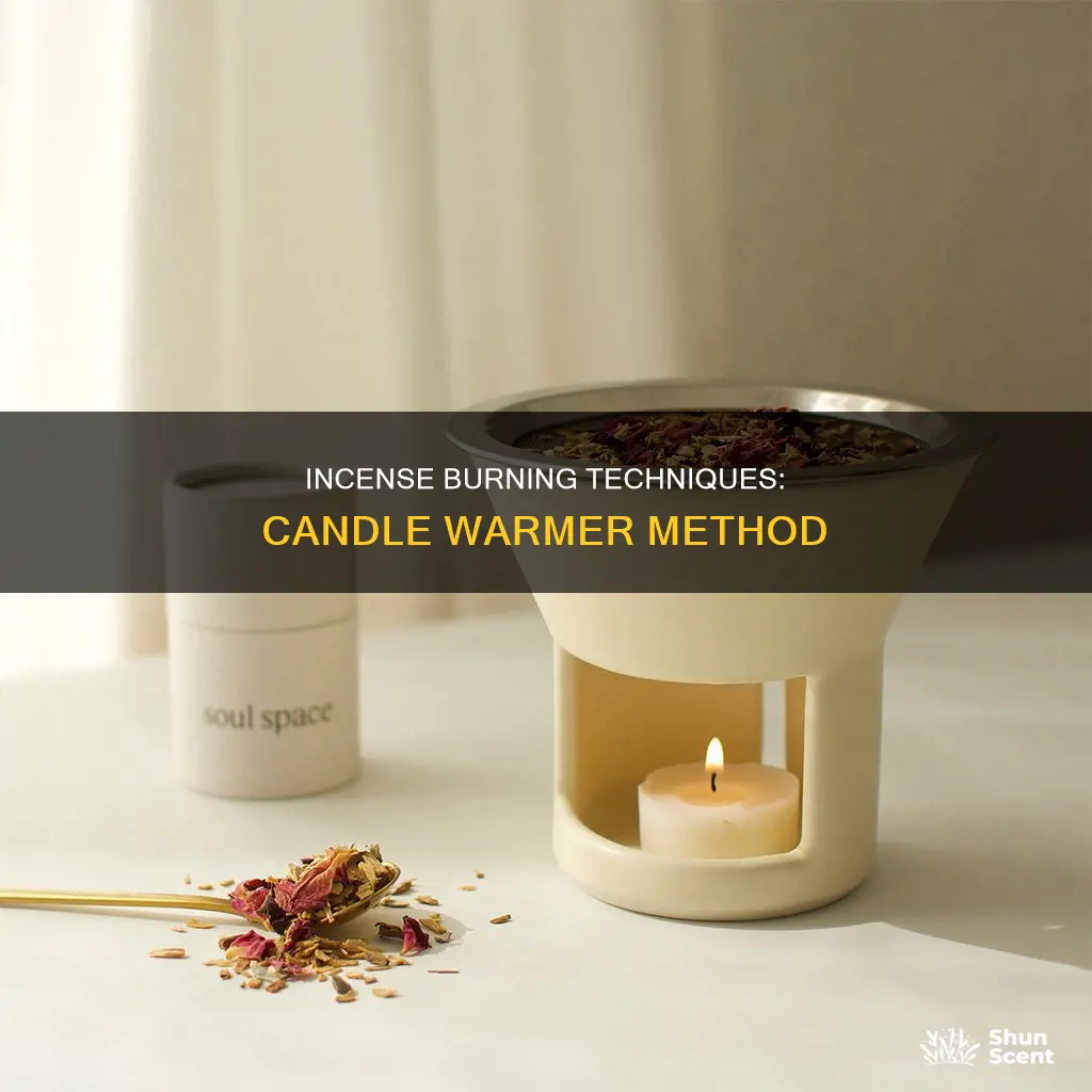 can you burn loose incense in a candle warmer