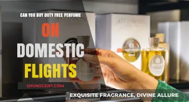 Duty-Free Perfume: Domestic Flights and Your Options