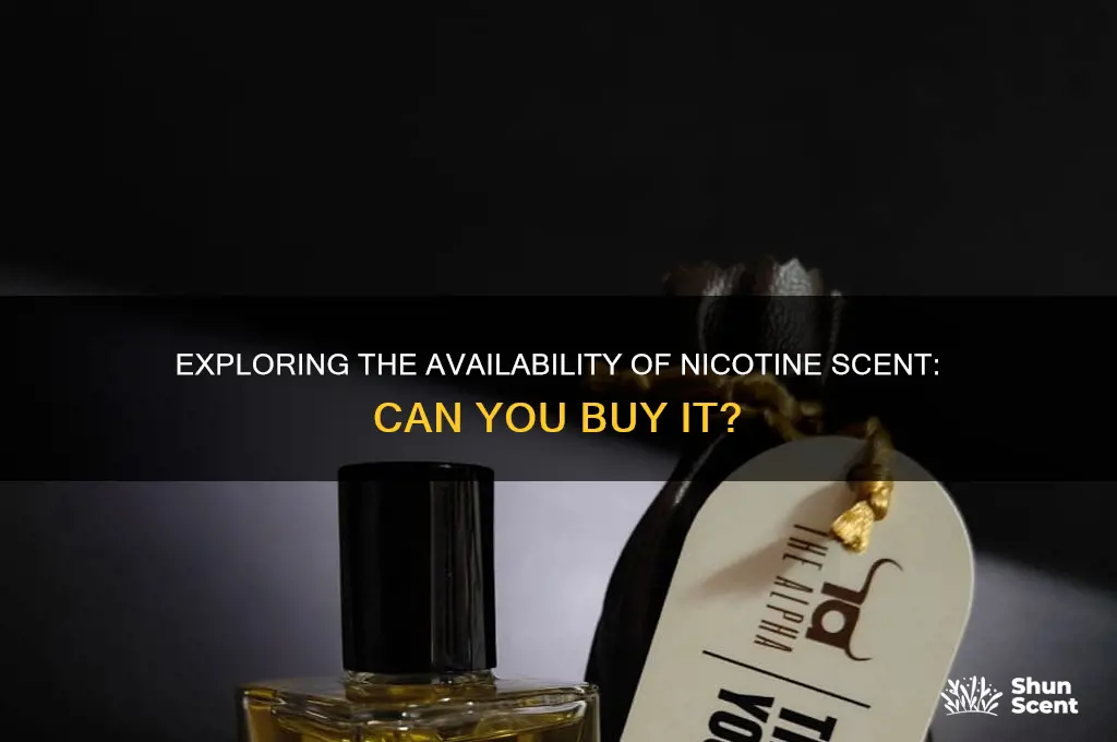 can you buy nicotine scent