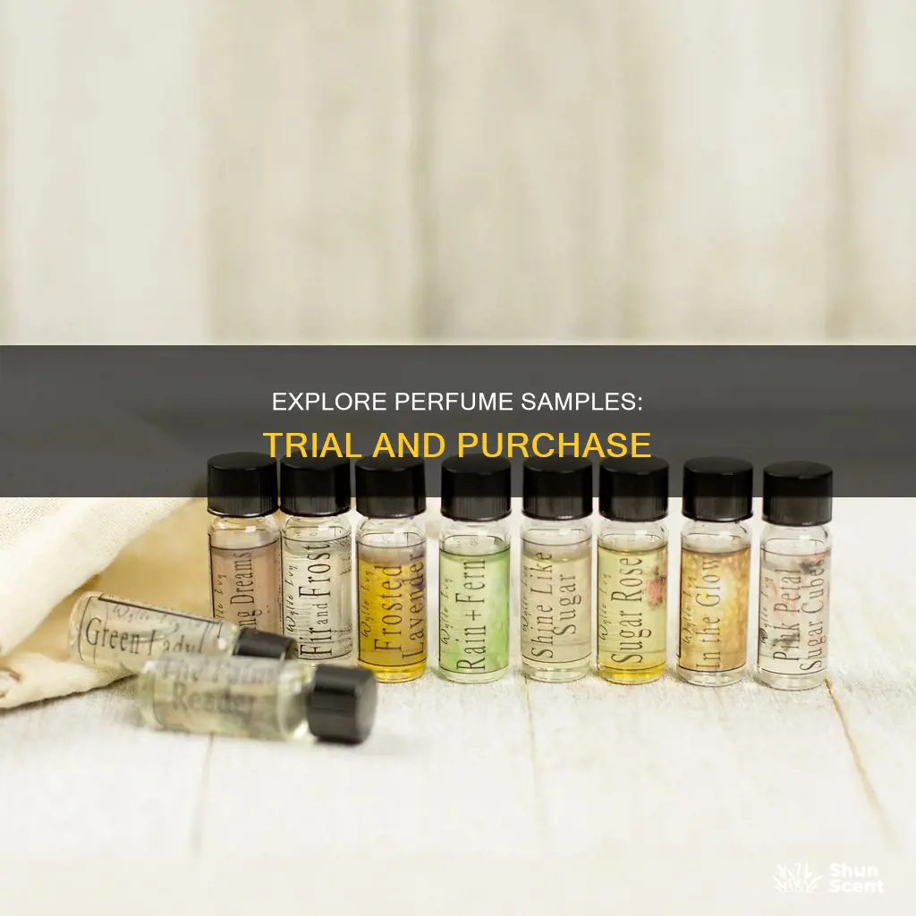 can you buy perfume samples