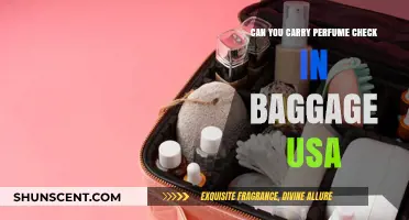Traveling with Perfume: Checked Baggage Rules in the USA