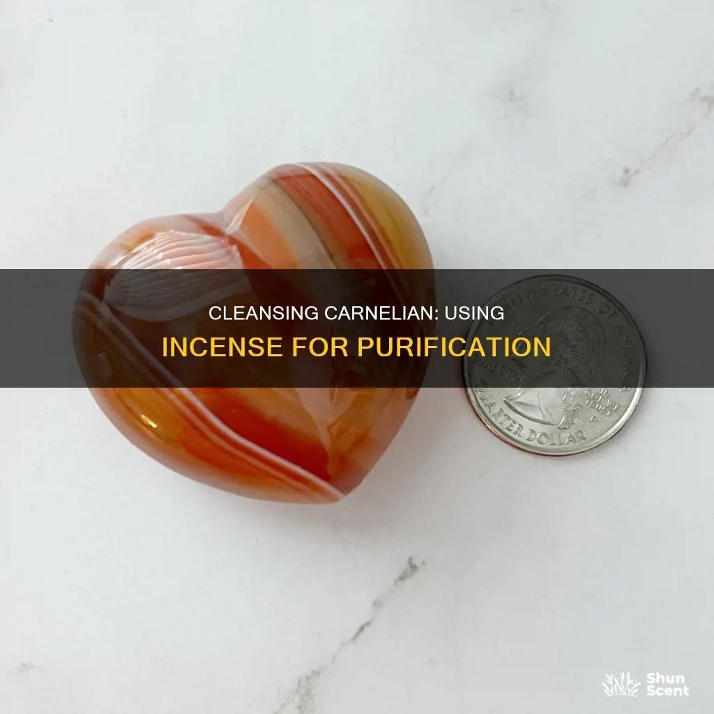 can you cleanse carnelian with incense