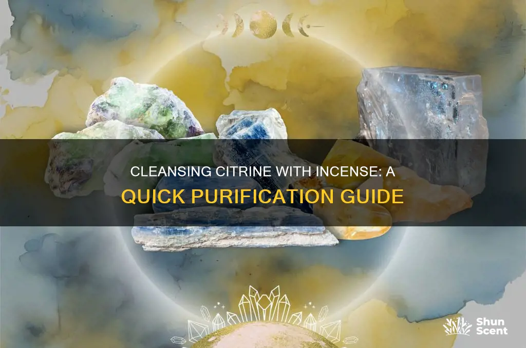 can you cleanse citrine with incense