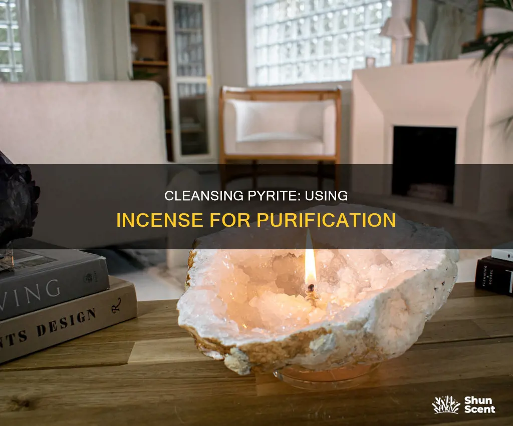 can you cleanse pyrite with incense