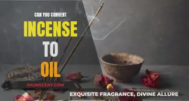 Incense-to-Oil Conversion: Exploring Aromatic Transformations