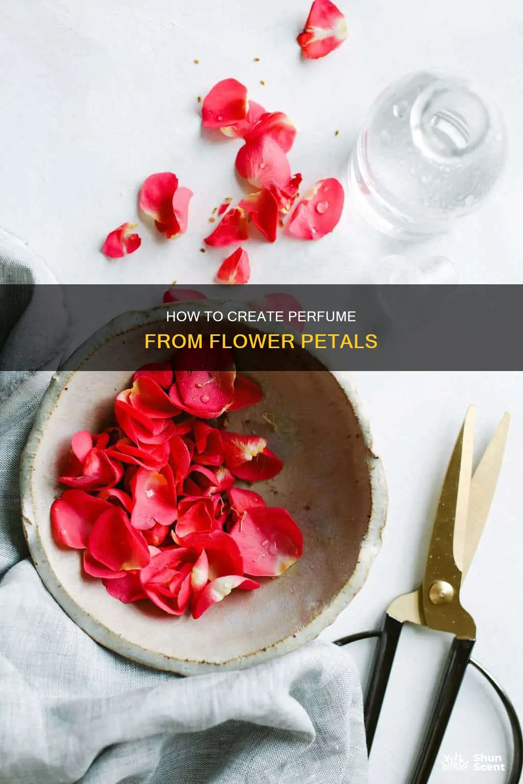 can you crush flower petals into perfume