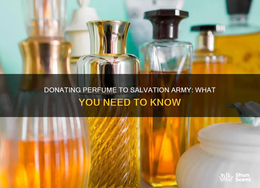 can you donate perfume to salvation army