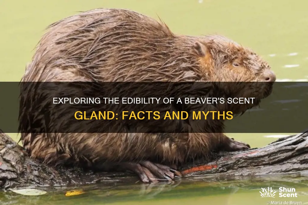 can you eat a beavers scent gland