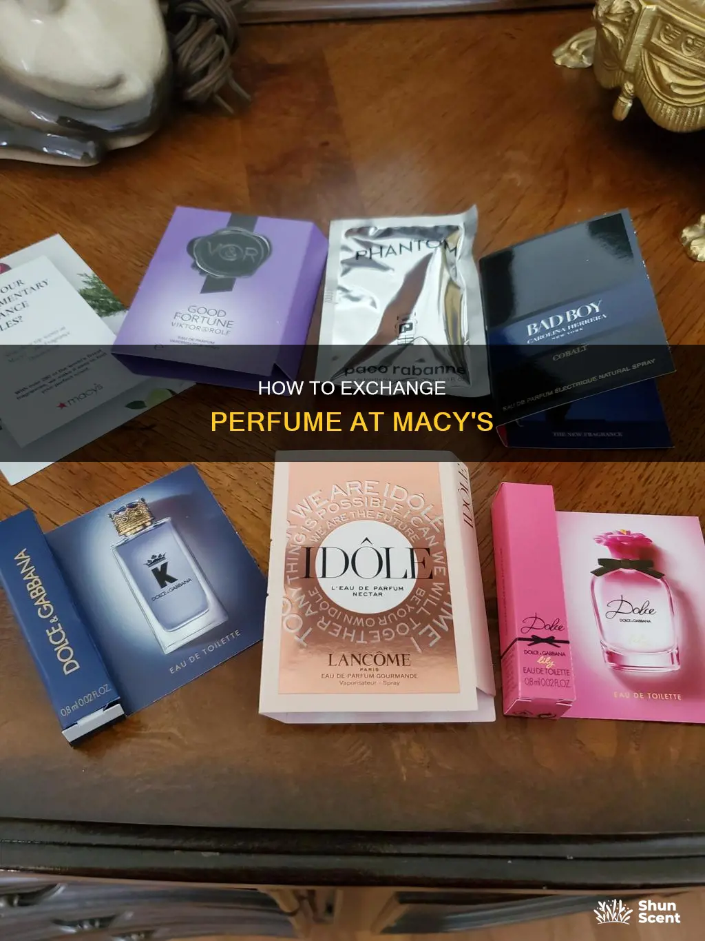 can you exchange perfume at macy