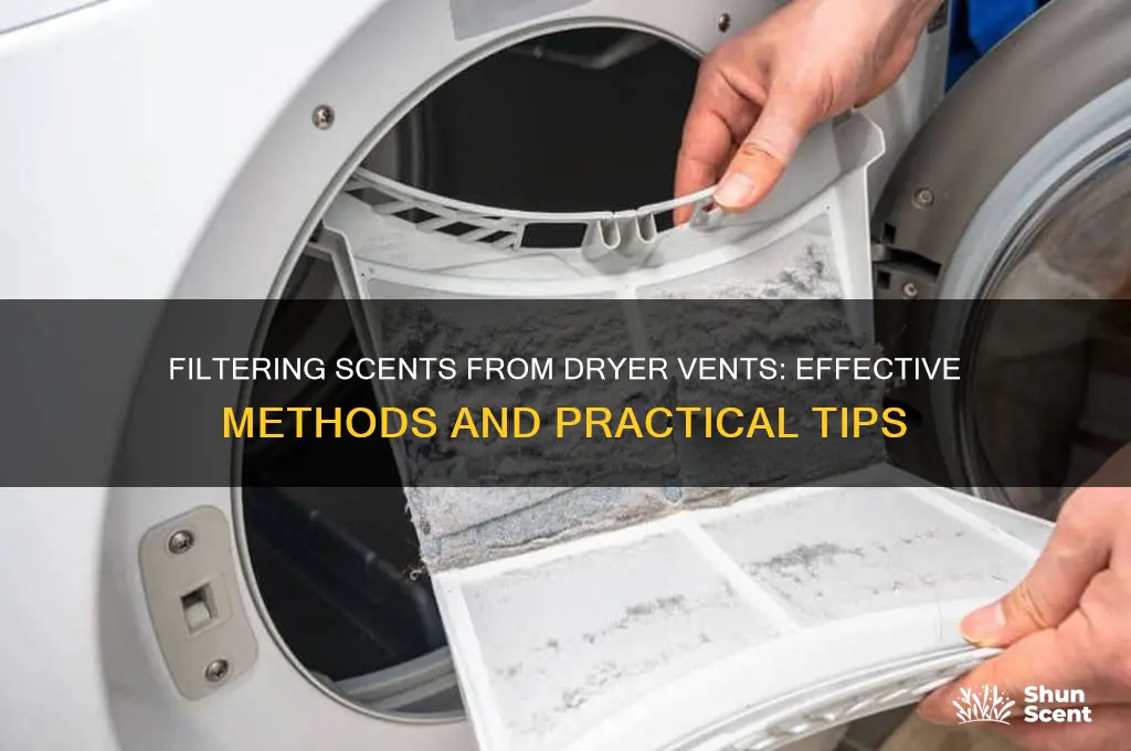 can you filter scents from dryer vent