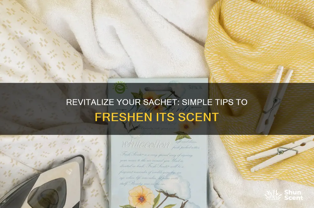 can you freshen the scent in a sachet