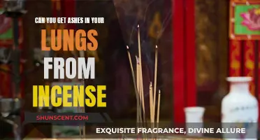 Incense Ashes: A Danger to Your Lungs?