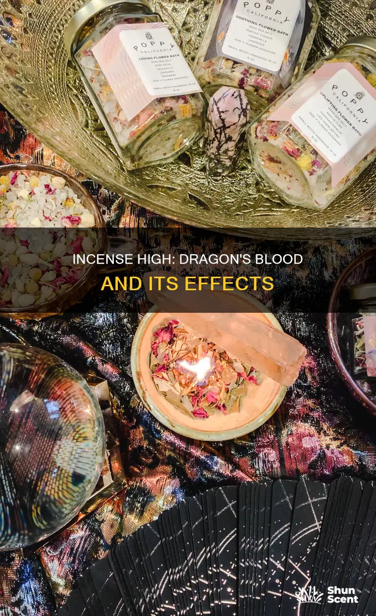 can you get high off dragons blood incense