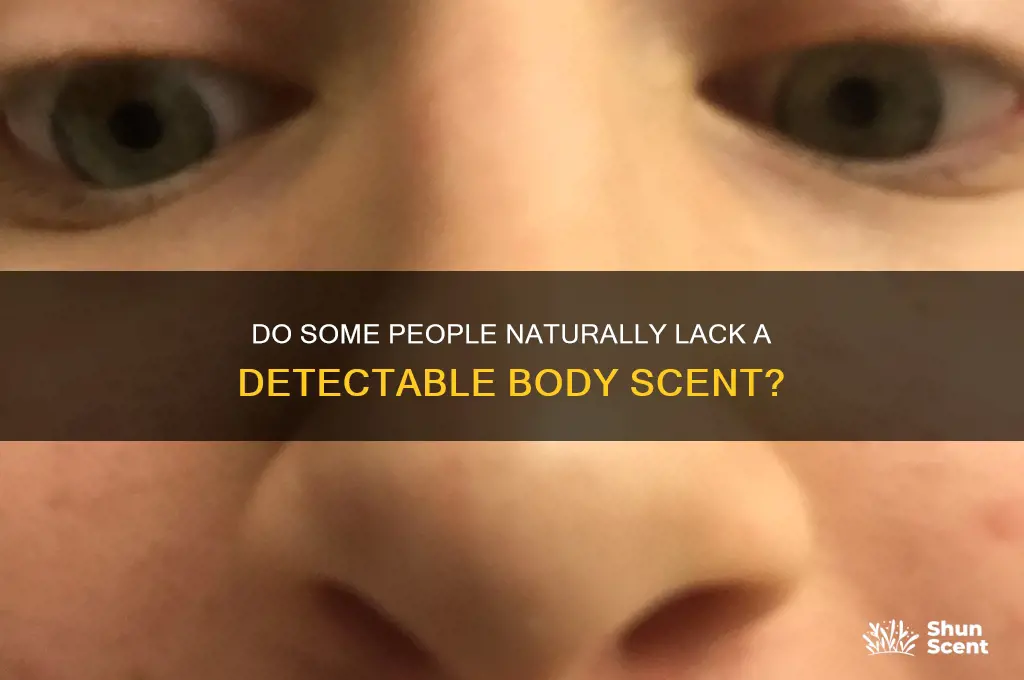 can you lack a scent