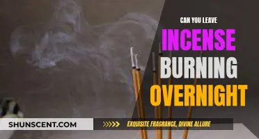 Incense Burning Overnight: Safe or Not?