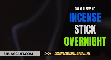 Incense Sticks: Safe to Leave Unattended Overnight?