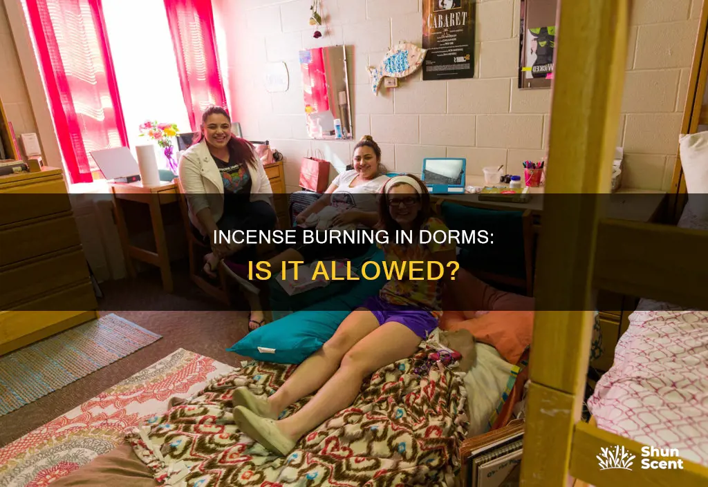 can you light incense in a dorm