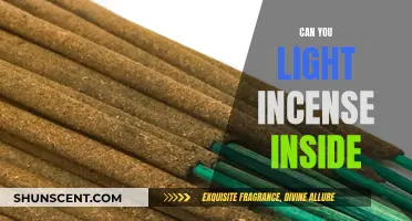 Incense Lighting: Indoors or Out?
