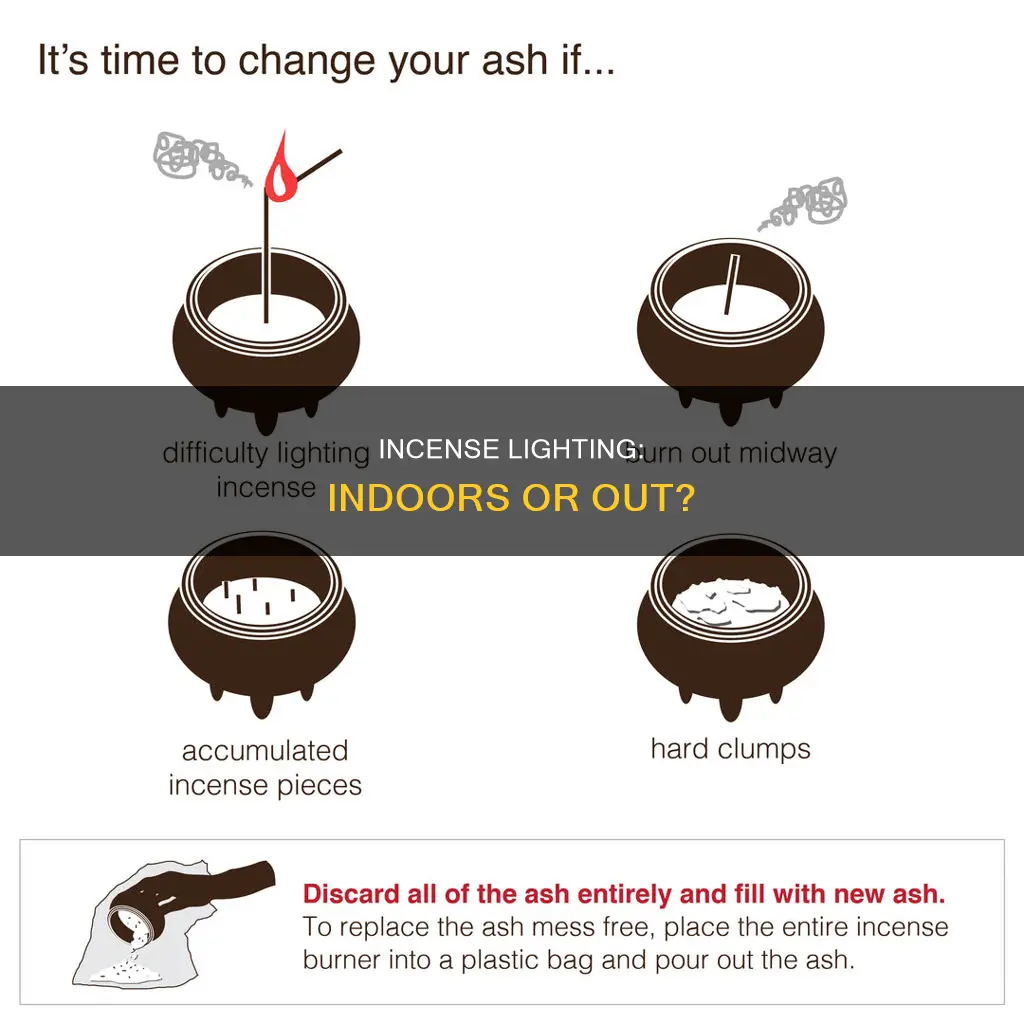 can you light incense inside