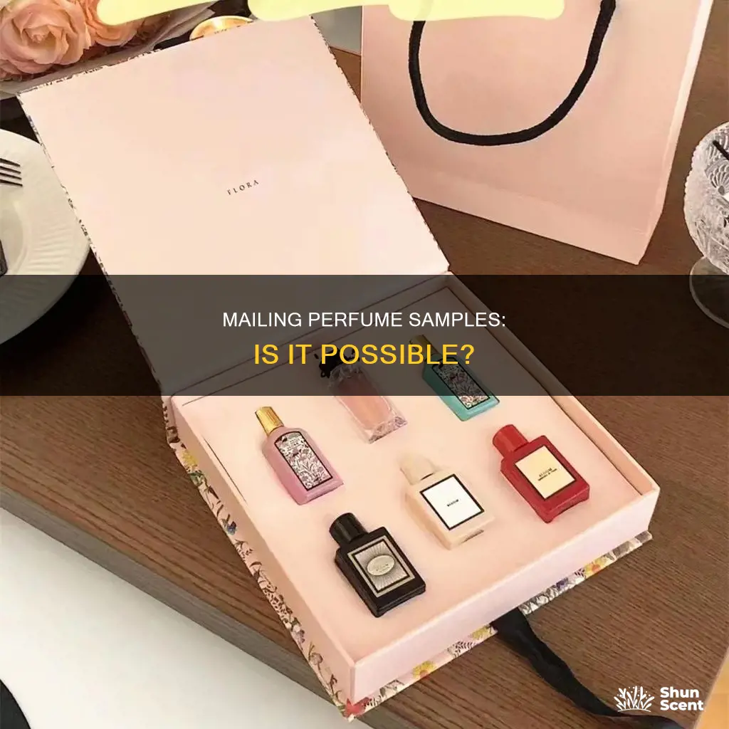 can you mail perfume samples