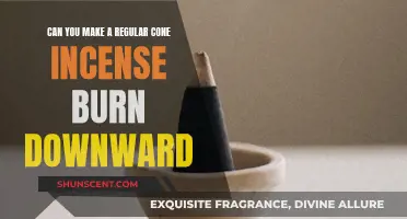 How to Make Cone Incense Burn Downward