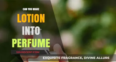 Transforming Lotion: Creating Perfume from Moisturizer