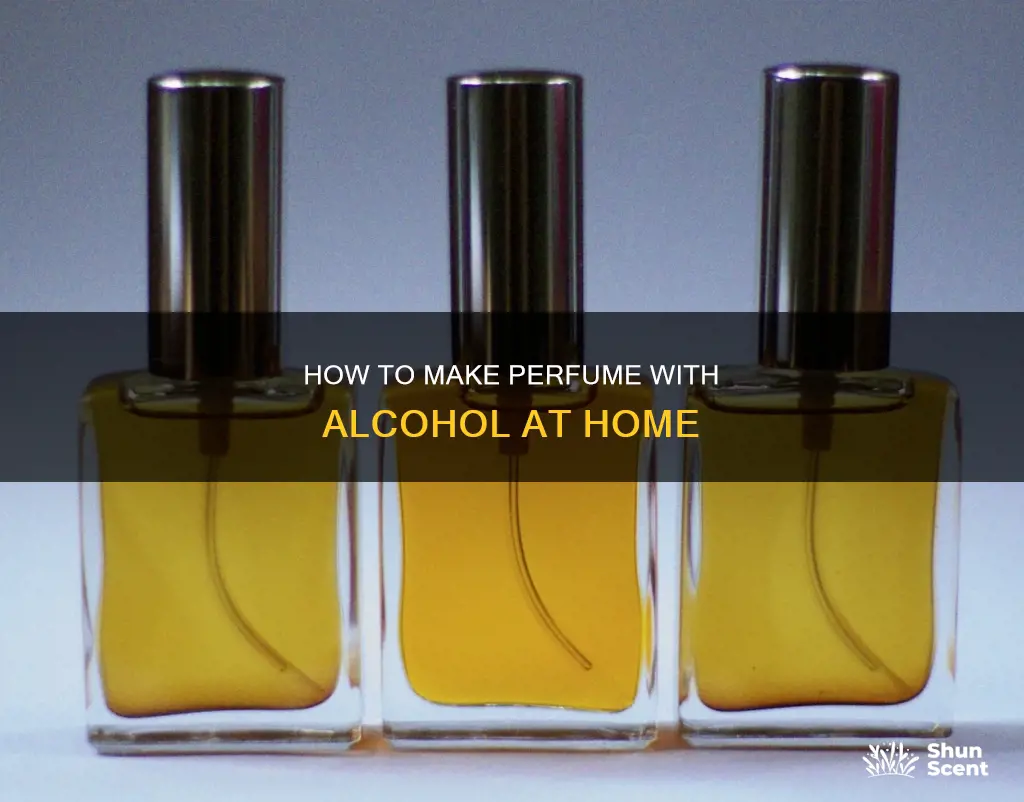 can you make perfume with regular alcohol