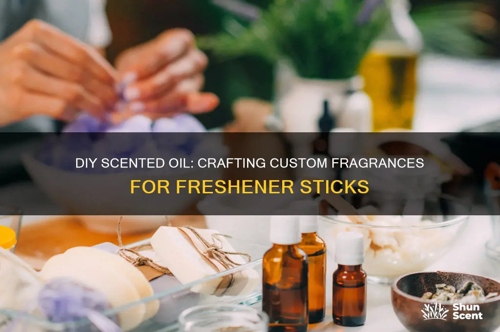can you make your own scented oil for freshener sticks