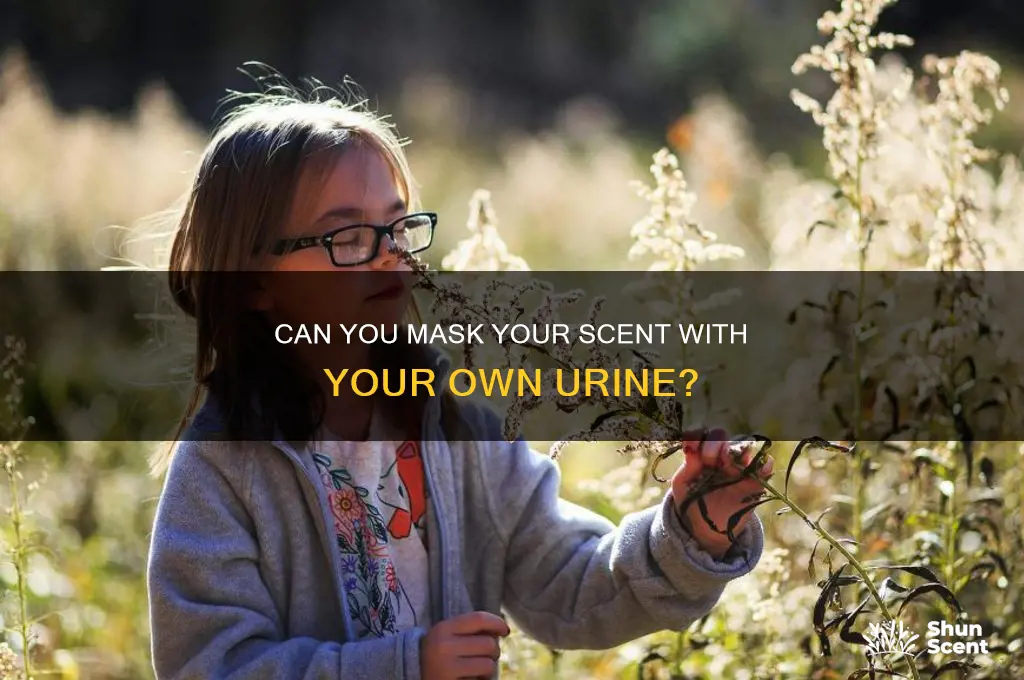 can you mask your scent with your own urine