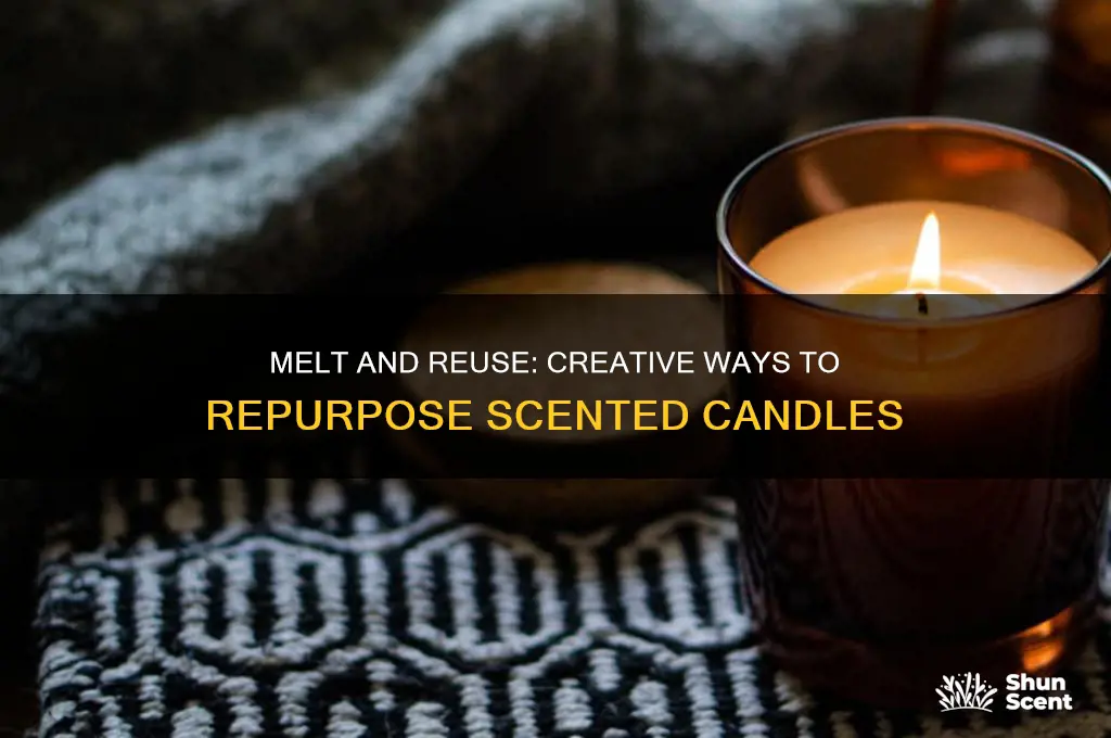 can you melt a scented candle and reuse it