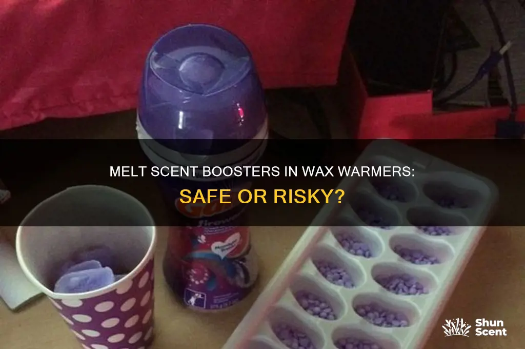 can you melt scent boosters in a wax warmer
