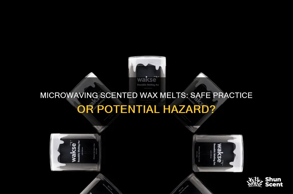 can you microwave scented wax melts