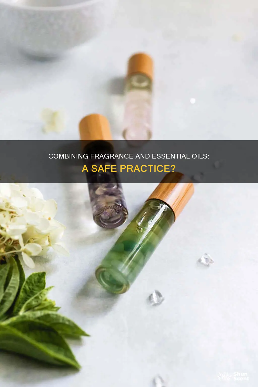 can you mix essential oils and fragrance oils together