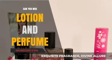 Combining Scents: Mixing Lotion and Perfume