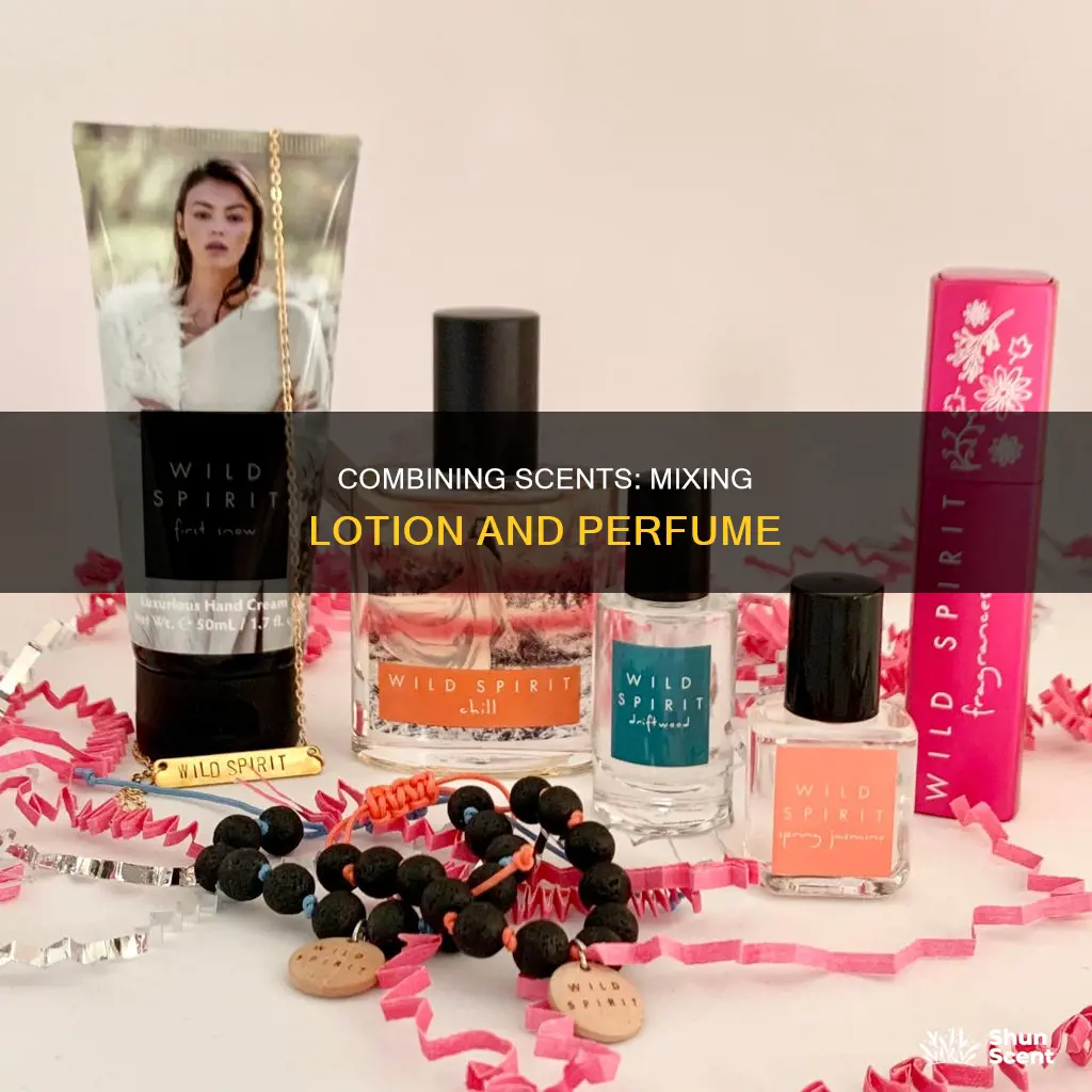 can you mix lotion and perfume