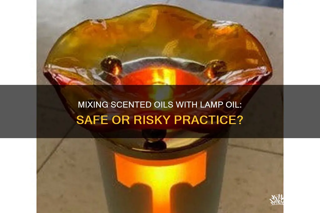 can you mix scented oil with lamp oil