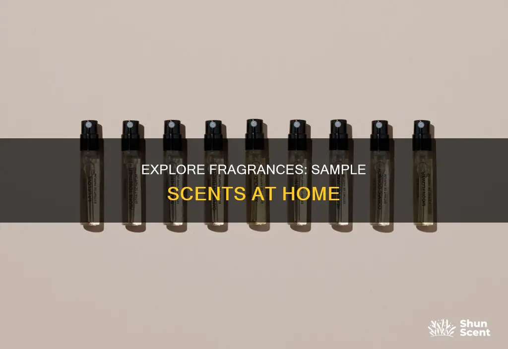 can you order fragrance samples to your home