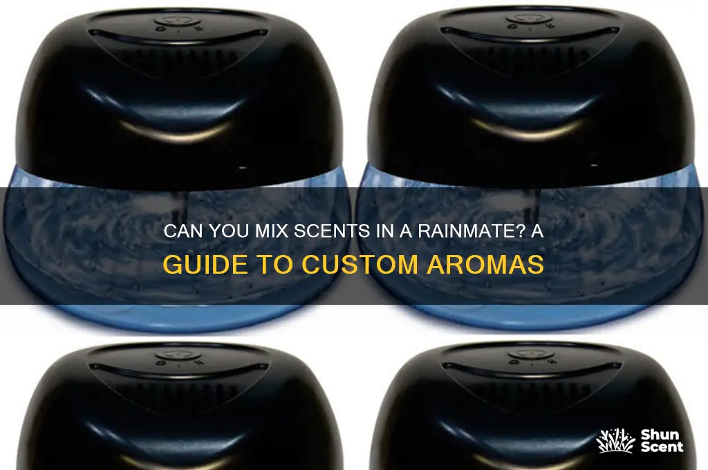 can you out other scents in a rainmatr